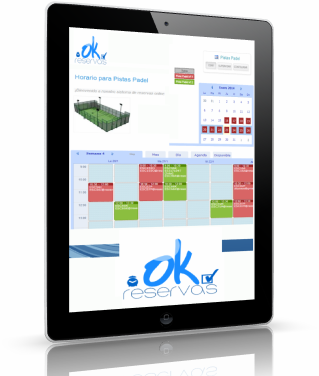 Imagen de Ipad con software Ok Reservas